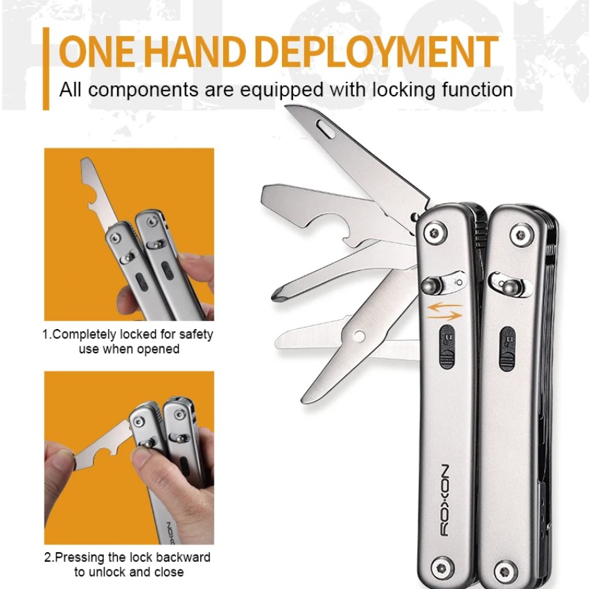 Edc Carry Pliers - Alicates Multiherramienta Flexibles S804G Originales de