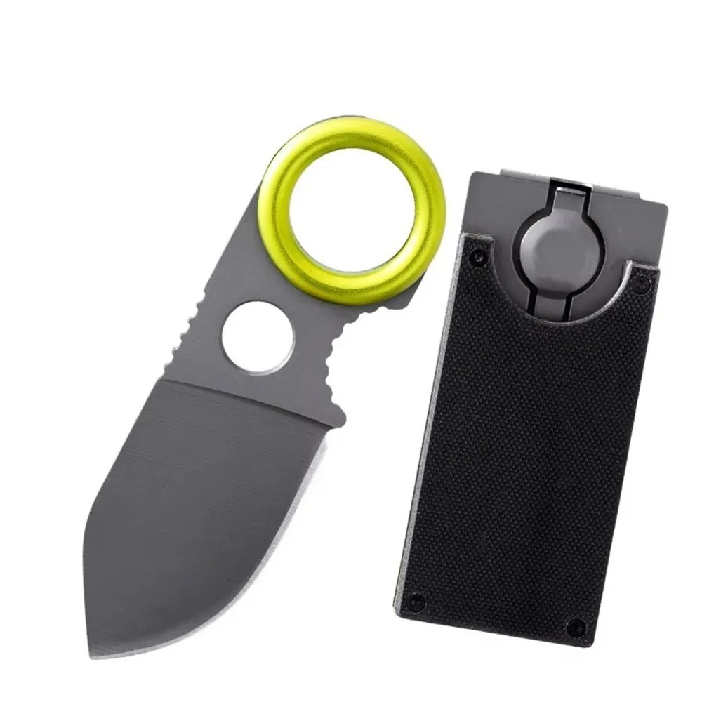 Edc Fixed Blade Deep Carry - Mini Cuchillo de Anillo EDC de