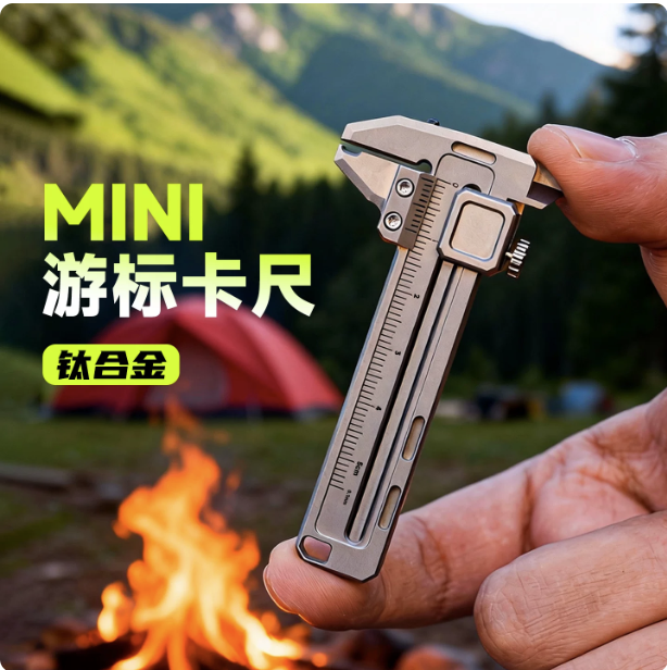 Edc Car Carry - Mini Calibrador Vernier de Aleación de