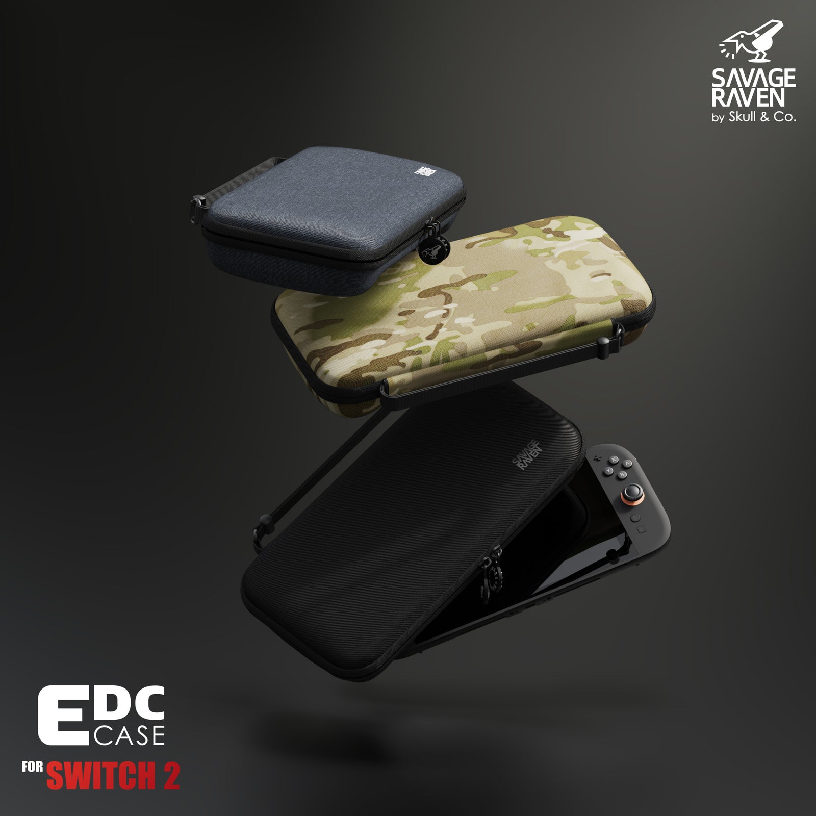 Edc Carry Co - Estuche de Transporte Savage Raven de