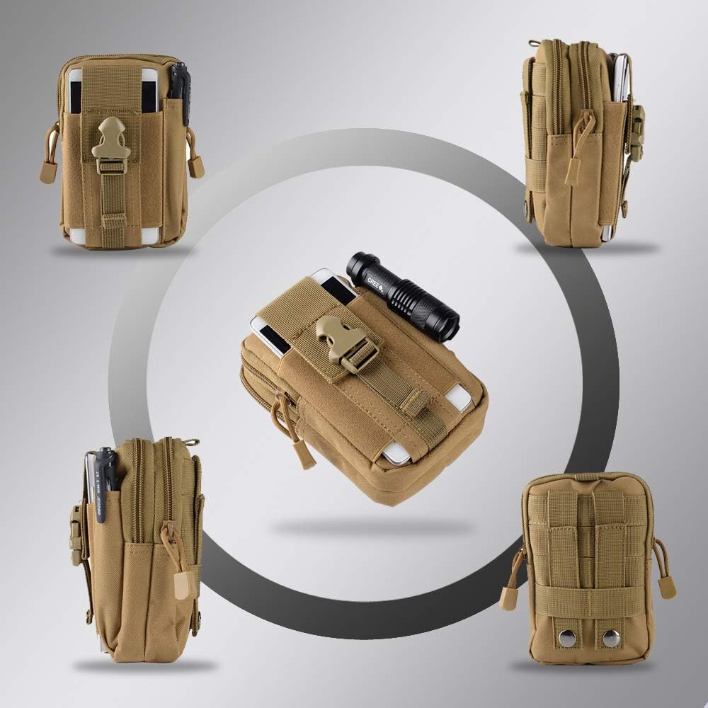 Bolsa táctica Molle para cintu - Edc Carry Pouch reseña y precio