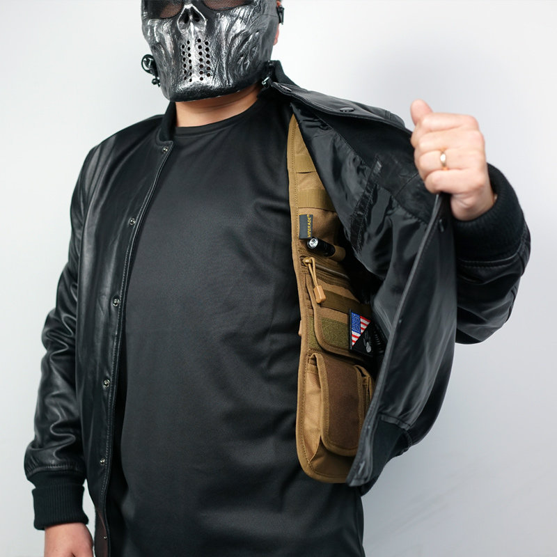 Bolso táctico oculto QX, bando - Edc Carry Bag For Men reseña y precio