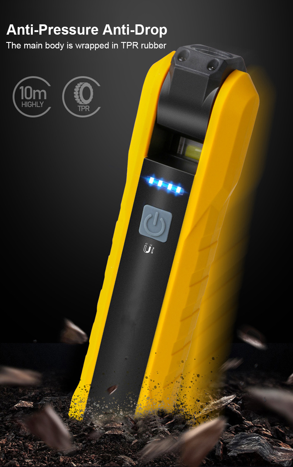 Linterna E2 EDC con imán, lámp - Edc Car Carry reseña y precio