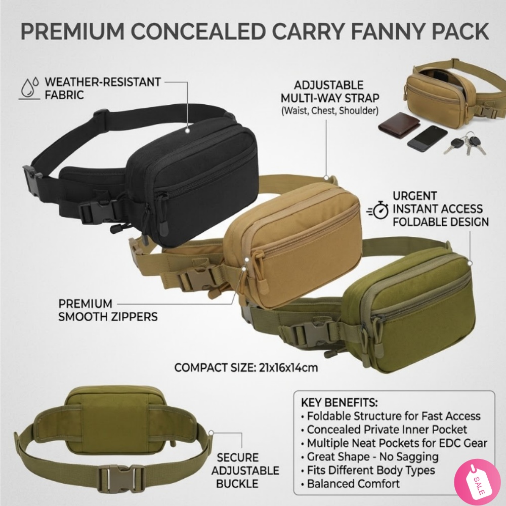 Riñonera Táctica para Portació - Edc Carry Bag For Men reseña y precio