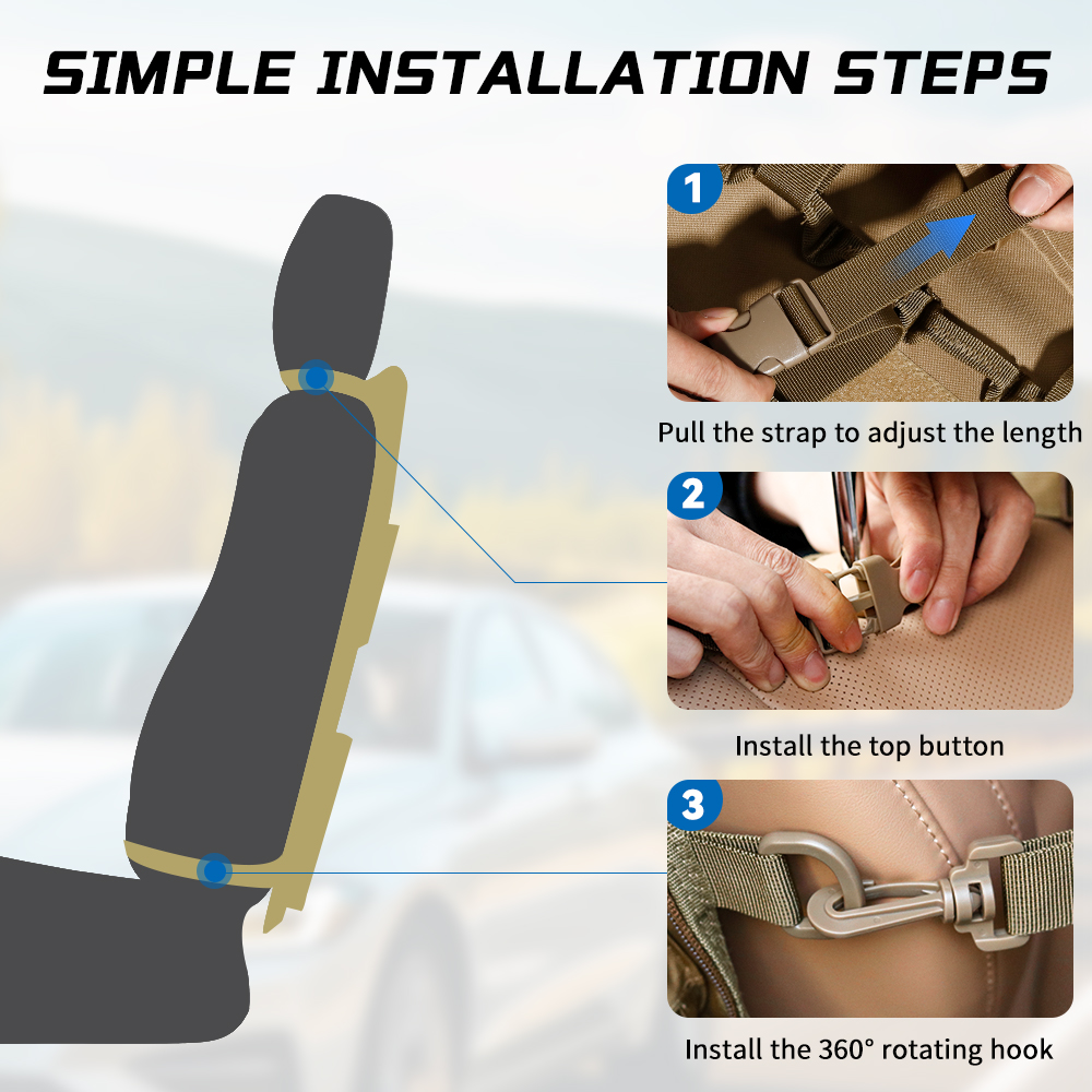Organizador Táctico MOLLE para - Edc Car Carry reseña y precio