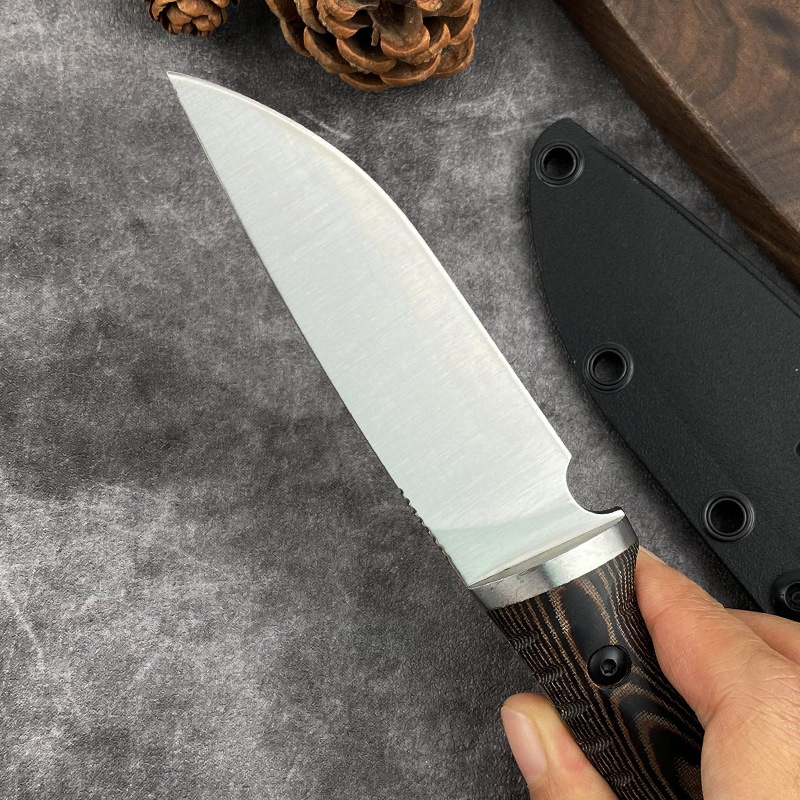 Cuchillo recto D2 hoja G10 man - Edc Fixed Blade Deep Carry reseña y precio