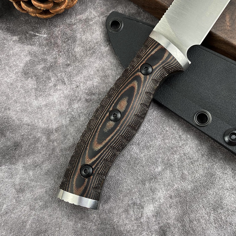 Cuchillo recto D2 hoja G10 man - Edc Fixed Blade Deep Carry reseña y precio