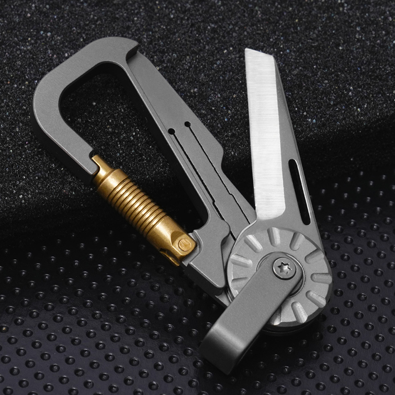 Llavero EDC de aleación de tit - Edc Car Carry reseña y precio