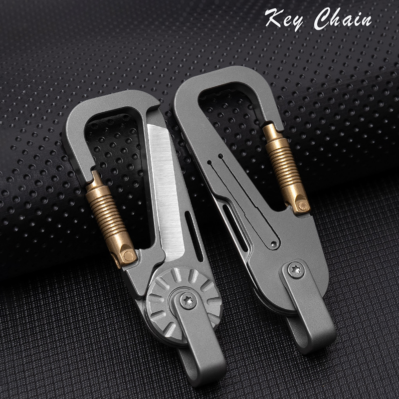 Llavero EDC de aleación de tit - Edc Car Carry reseña y precio