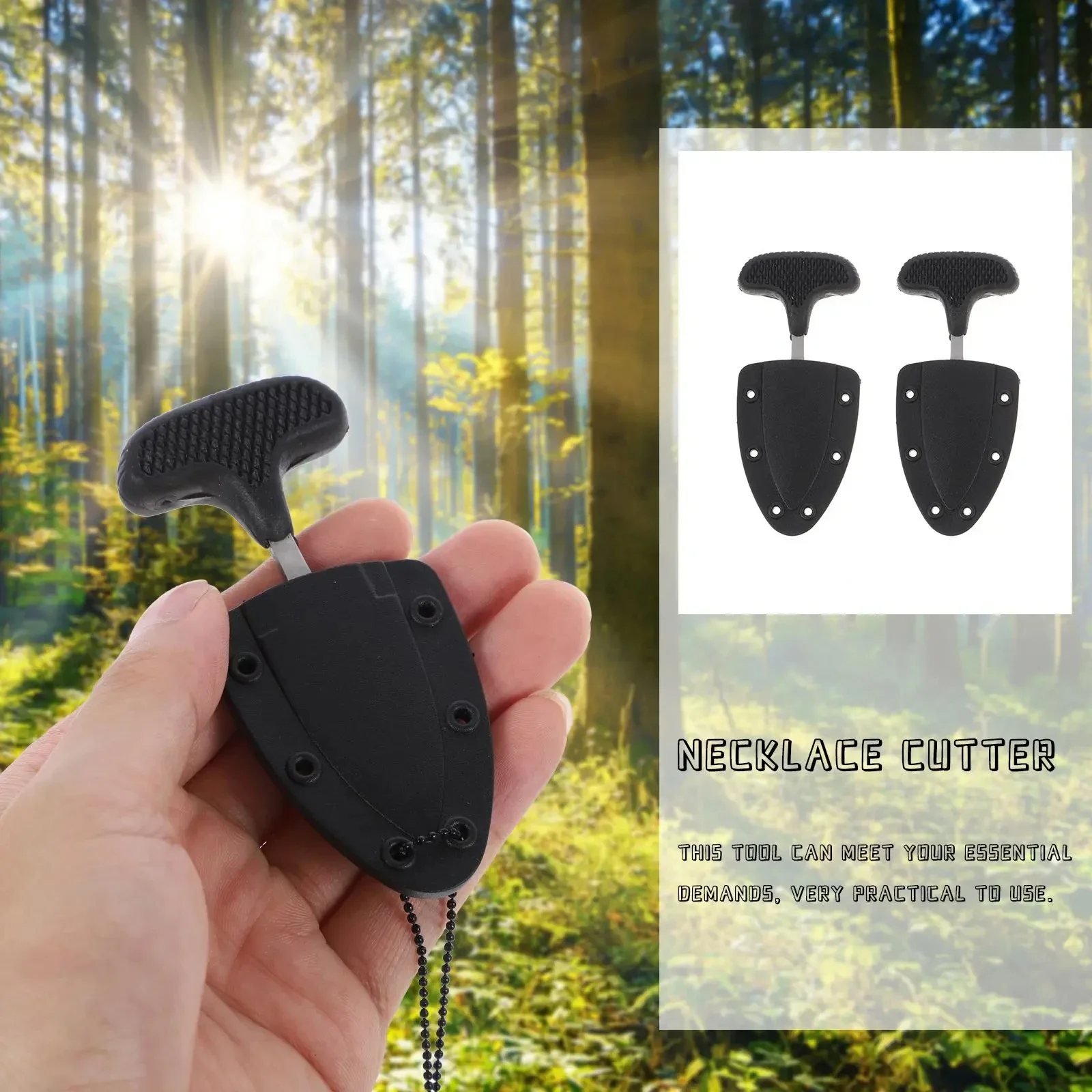 Juego de 2 piezas (incluye fun - Edc Fixed Blade Deep Carry reseña y precio