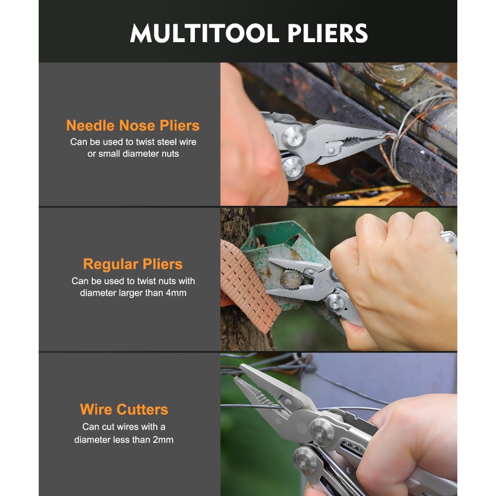 Alicates plegables para exteri - Edc Carry Pliers reseña y precio