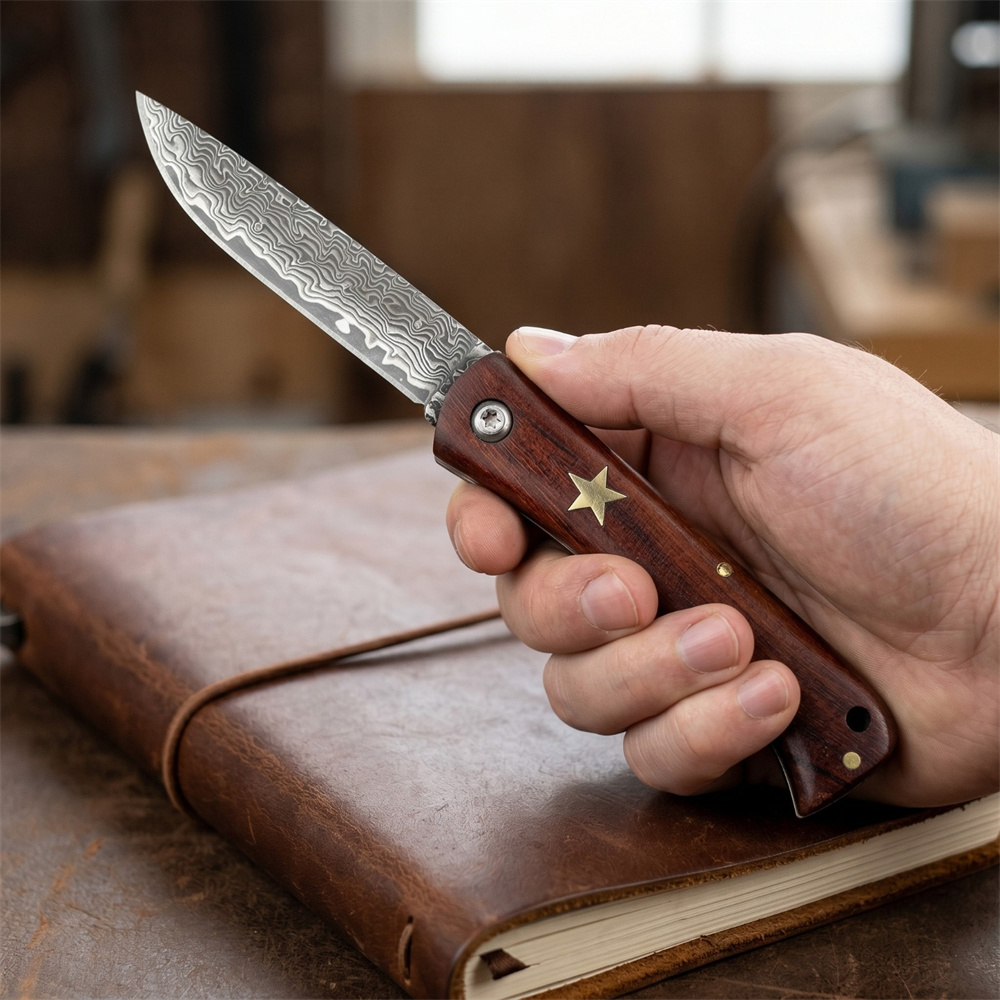 Cuchillo de Bolsillo Plegable  - Edc Fixed Blade Deep Carry reseña y precio