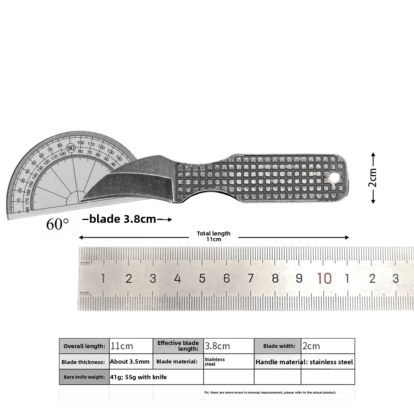 Cuchillo compacto de hoja fija - Edc Fixed Blade Deep Carry reseña y precio