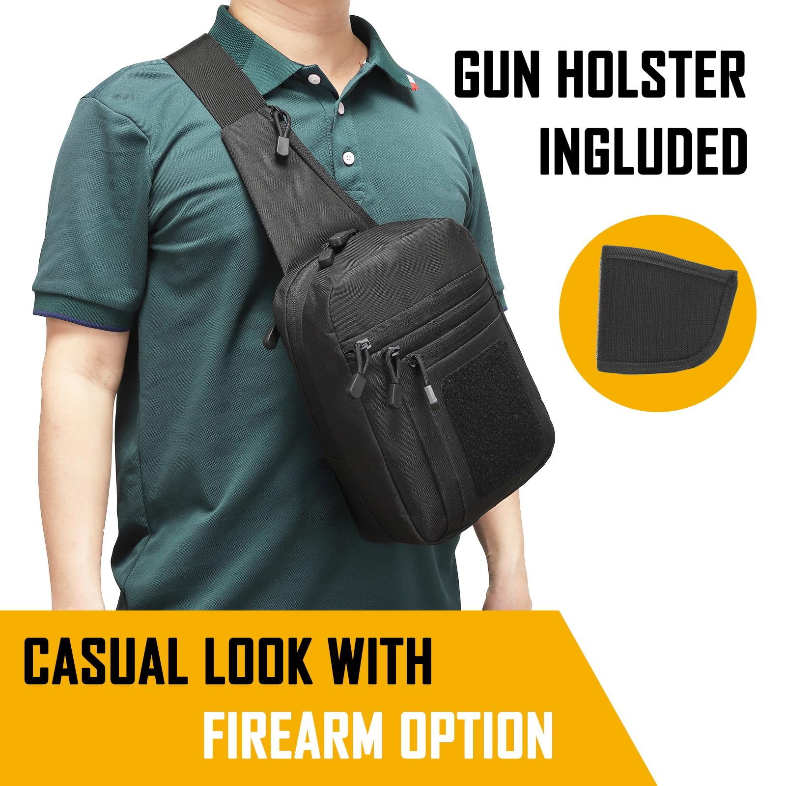 Bolso bandolera de transporte  - Edc Carry Bag For Men reseña y precio